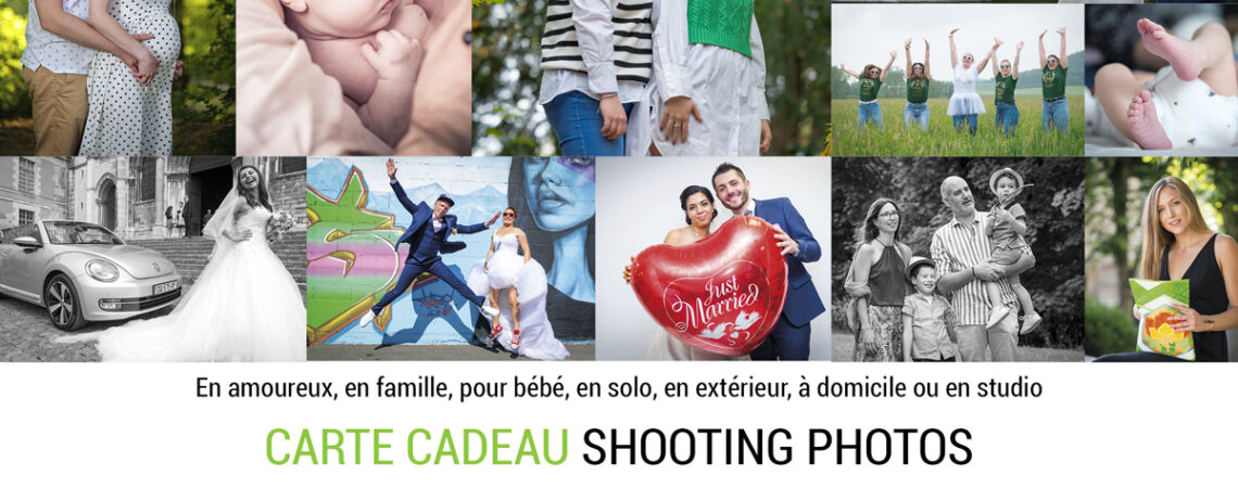 Carte cadeau pour un shooting photos